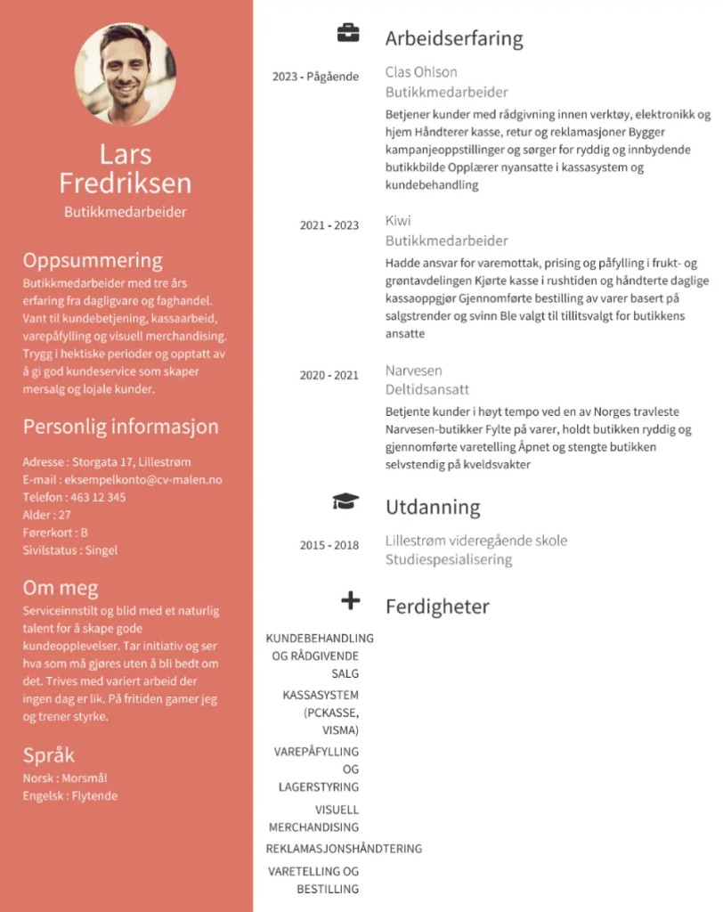 CV template Berlin – Two-column layout with sidebar and timeline