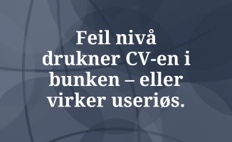 Kreativ CV-mal – hvor langt kan du egentlig gå?