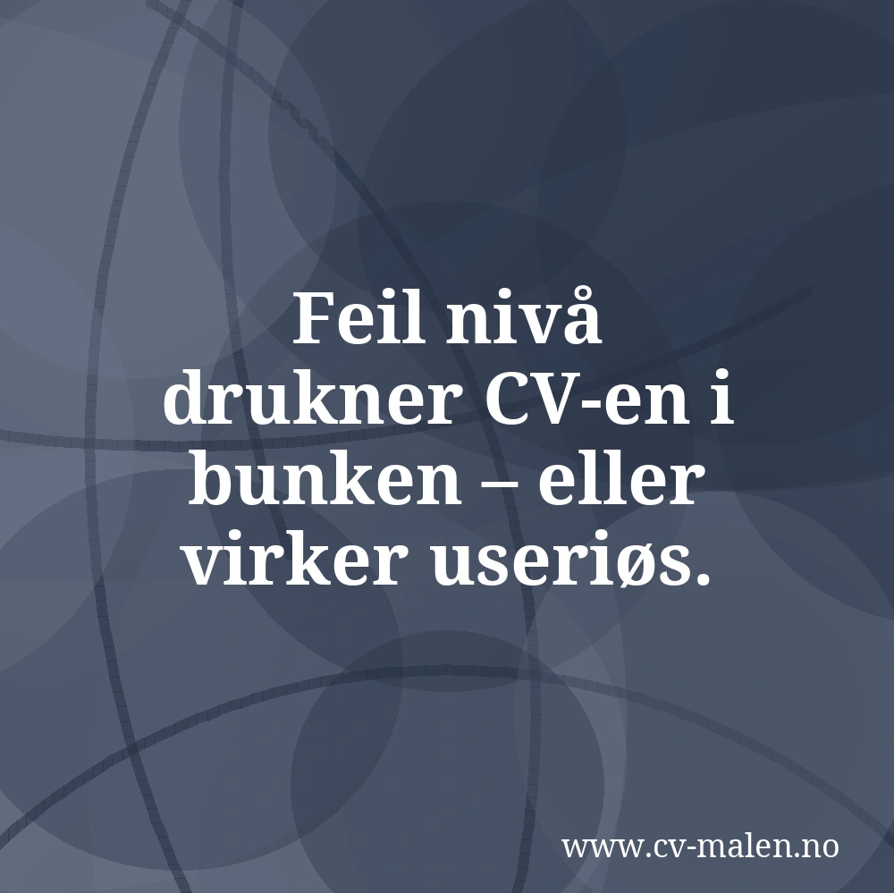 Kreativ CV-mal – hvor langt kan du egentlig gå?