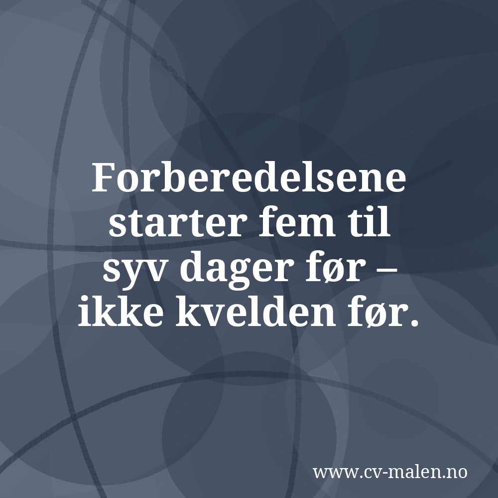 Slik forbereder du deg til jobbintervju – steg for steg