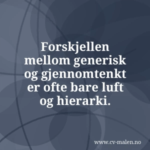 Klassisk CV-mal – når passer den, og hvordan skiller du deg ut?