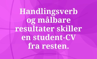 CV for student: slik lager du en sterk CV uten arbeidserfaring