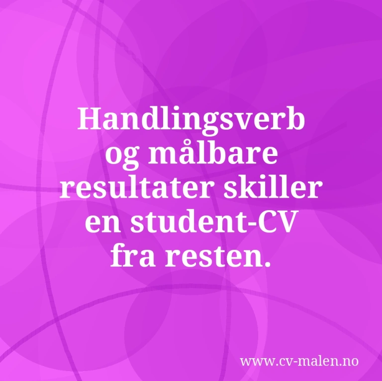 CV for student: slik lager du en sterk CV uten arbeidserfaring