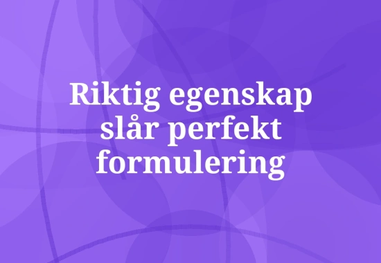 Svake og sterke sider på intervjuet – slik velger og formulerer du dine