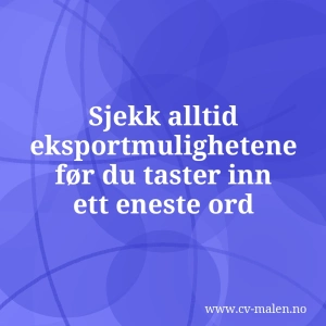 CV mal gratis på nett: steg for steg til ferdig PDF
